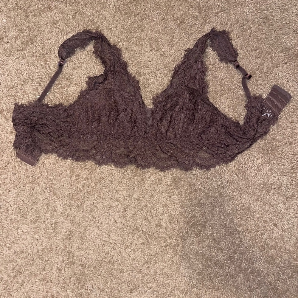 Brown Aerie Lace Brallete